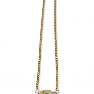 Brass Full Circle Necklace