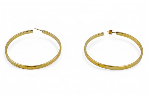 Hammered Large Omondi Hoop Earring - Image 3