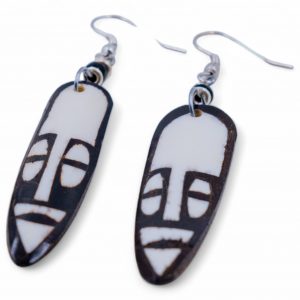 African Mask Earrings