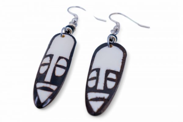 African Mask Earrings